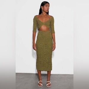 🏷️🔖 NWT Mara Hoffman Tavi Skirt + Aja Top Set in Green